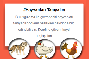 HAYVANLARI TANIYALIM UYGULAMASI